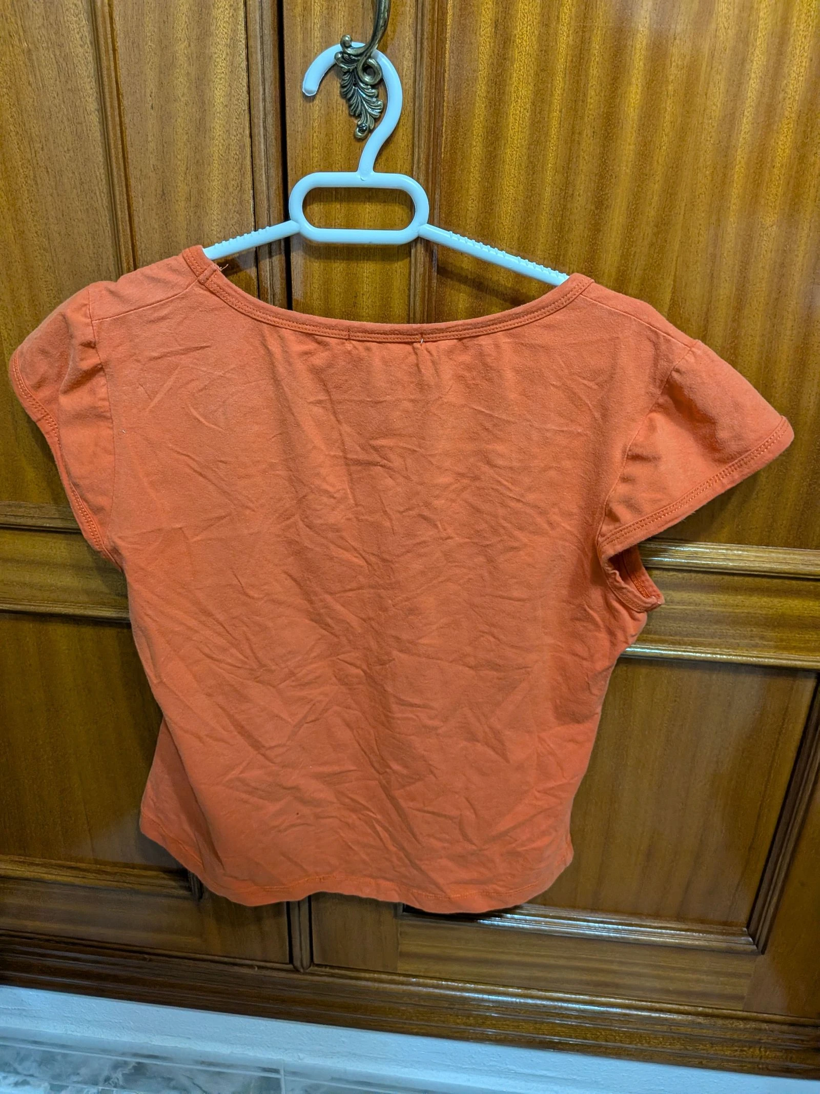 Camiseta laranja manga curta – photo 6
